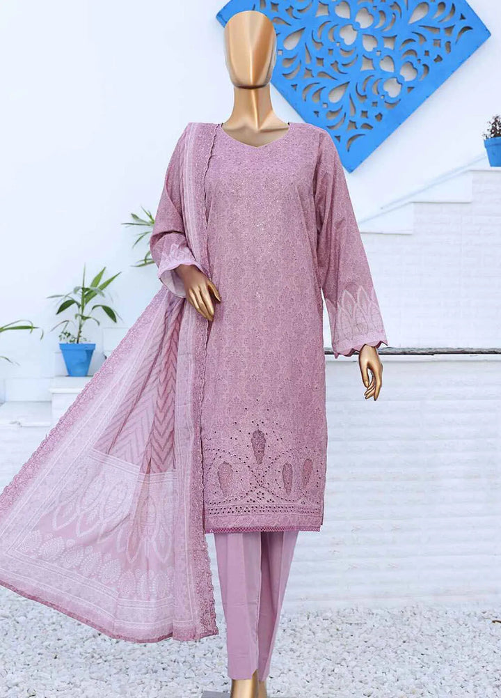 HZ Textiles Embroidered Lawn Suits Unstitched 3 Piece HZ25VE PVE-914 - Summer Collection