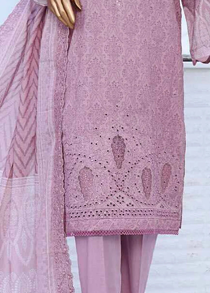 HZ Textiles Embroidered Lawn Suits Unstitched 3 Piece HZ25VE PVE-914 - Summer Collection