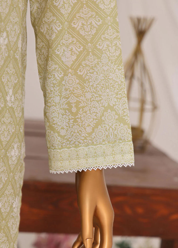 Hz Textiles Embroidered Lawn Suits Unstitched 3 Piece NKE-558 - Summer Collection