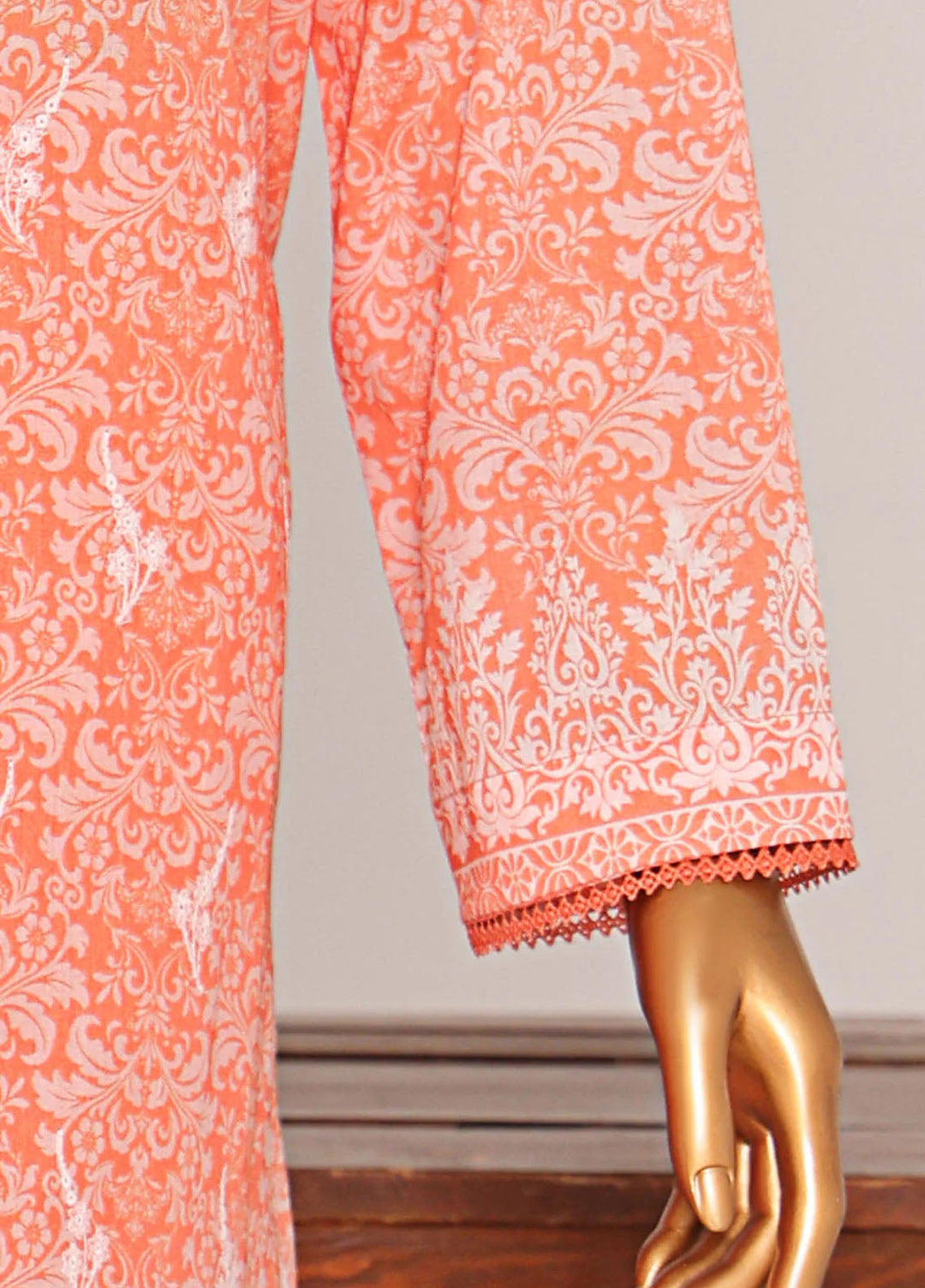 Hz Textiles Embroidered Lawn Suits Unstitched 3 Piece NKE-560 - Summer Collection