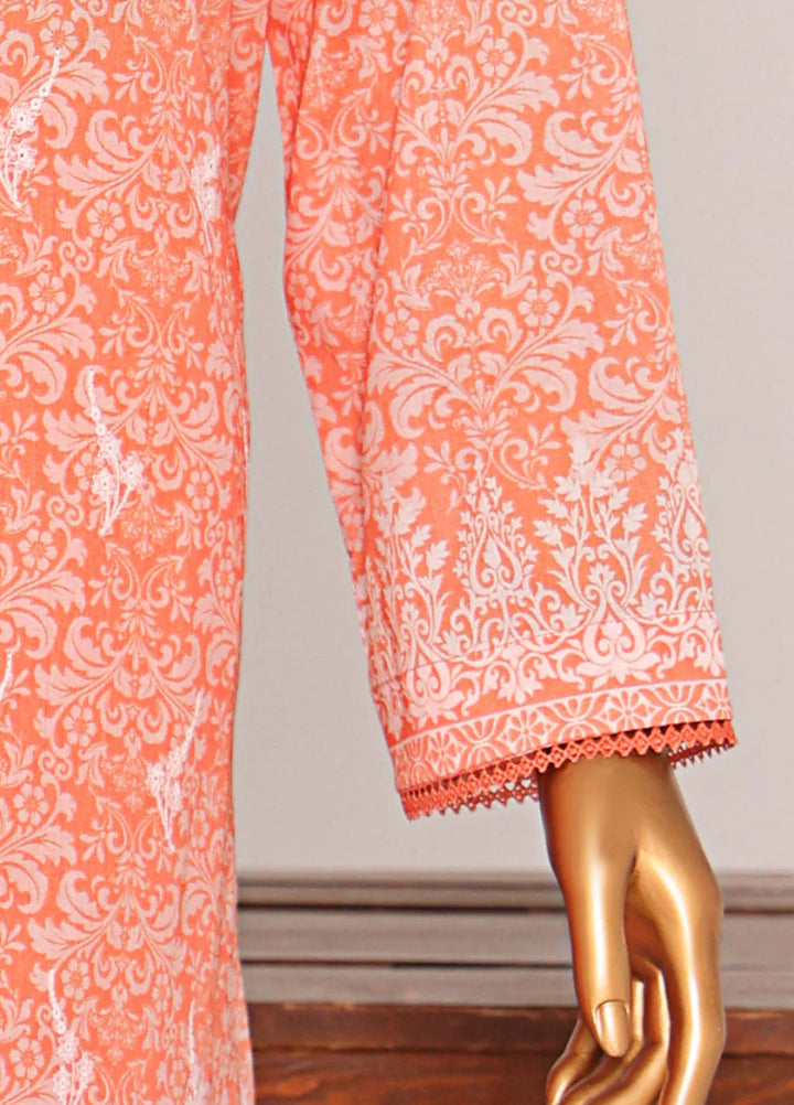 Hz Textiles Embroidered Lawn Suits Unstitched 3 Piece NKE-560 - Summer Collection