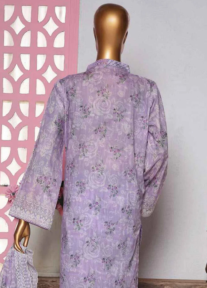 HZ Textiles Embroidered Lawn Suits Unstitched 3 Piece PLK-813 - Summer Collection