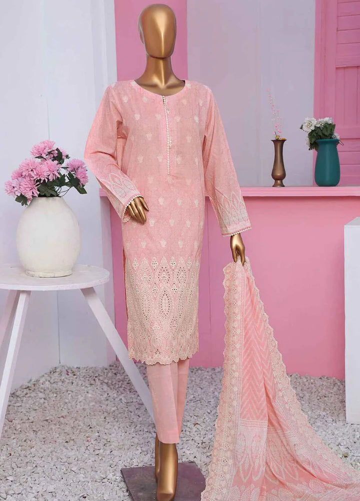 HZ Textiles Embroidered Lawn Suits Unstitched 3 Piece PLK-913 - Summer Collection