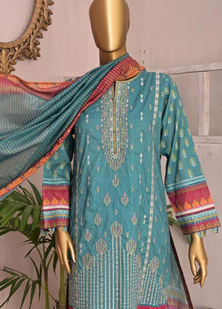 HZ Textiles Embroidered Airjet Suits Unstitched 3 Piece HZ22PZ PCE-0404 - Winter Collection