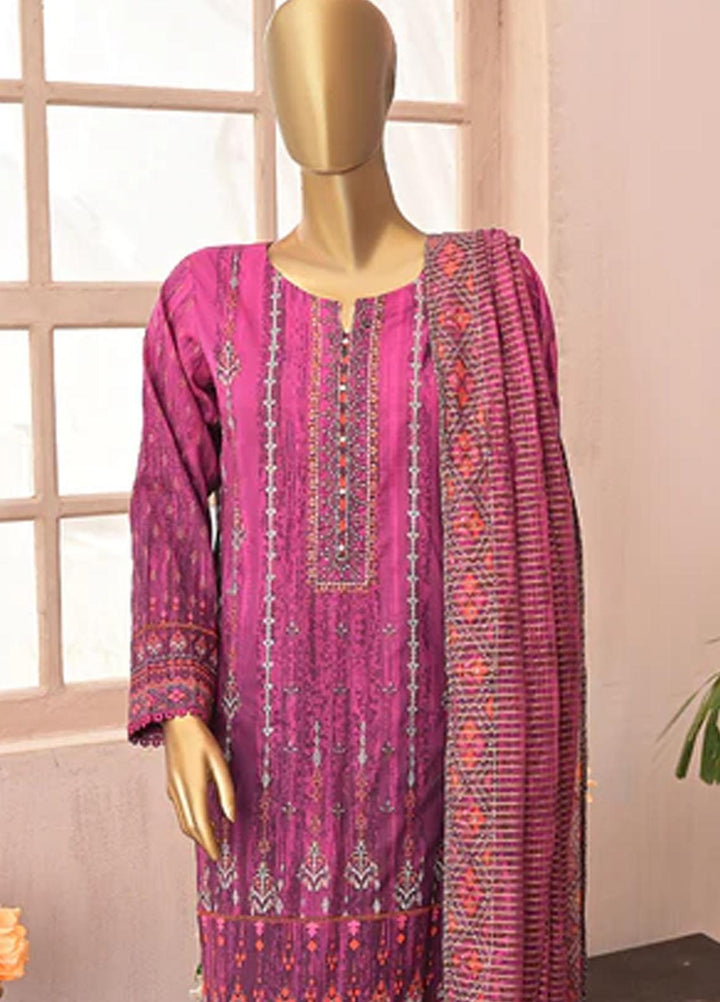 HZ Textiles Embroidered Airjet Suits Unstitched 3 Piece HZ22PZ PCE-0405 - Winter Collection