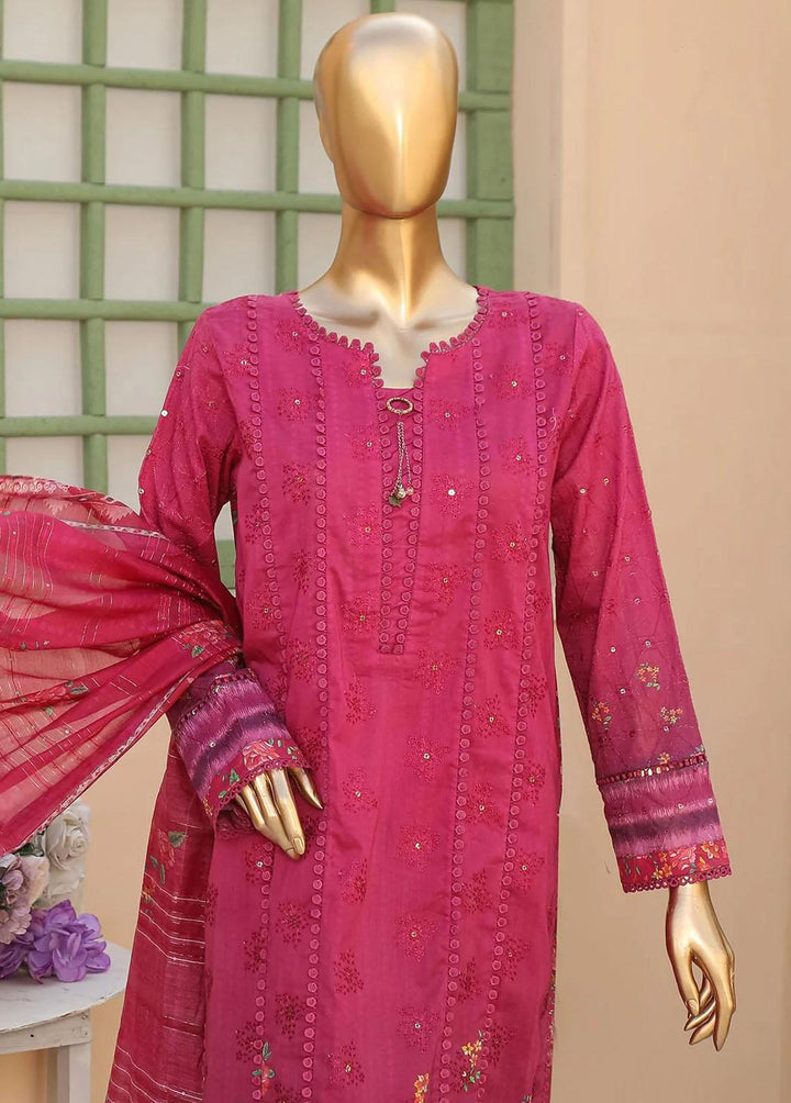 Oriental By HZ Textiles Embroidered Lawn Suits Unstitched 3 Piece HZ23OC OC-15900 - Summer Collection