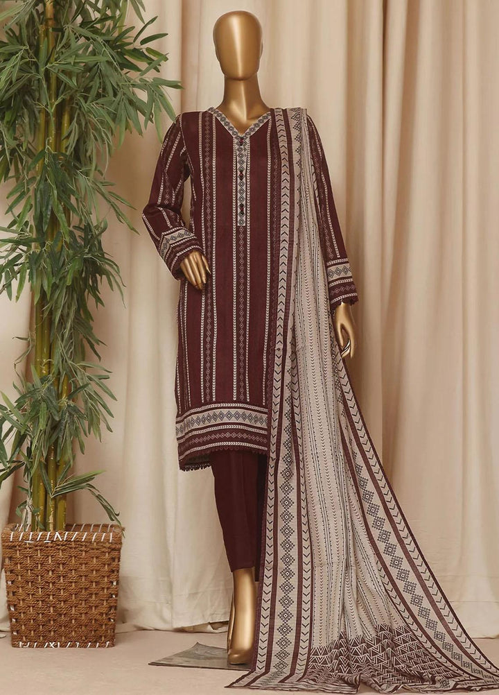 HZ Textiles Printed Lawn Suits Unstitched 3 Piece HZ23PP PPC-69 - Summer Collection