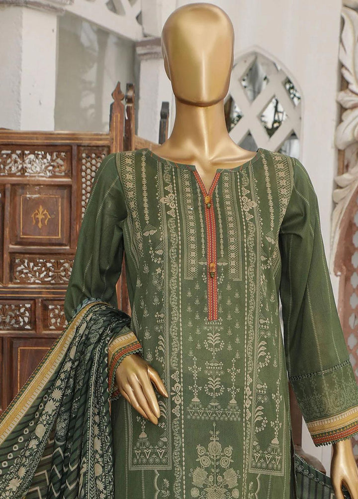 HZ Textiles Printed Lawn Suits Unstitched 3 Piece HZ23PP-V4 PPC-32 - Summer Collection