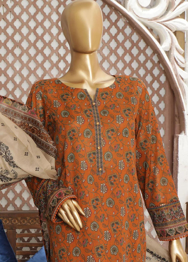 HZ Textiles Printed Lawn Suits Unstitched 3 Piece HZ23PP-V4 PPC-45 - Summer Collection