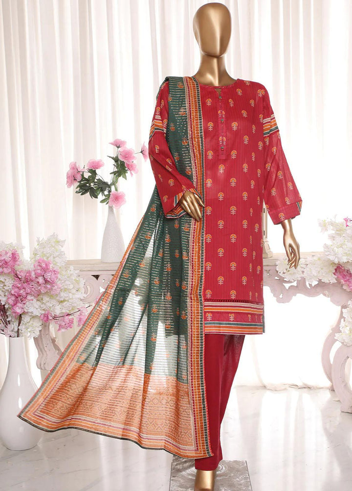 HZ Textiles Printed Lawn Suits Unstitched 3 Piece HZ23PZ PPC-20 - Summer Collection