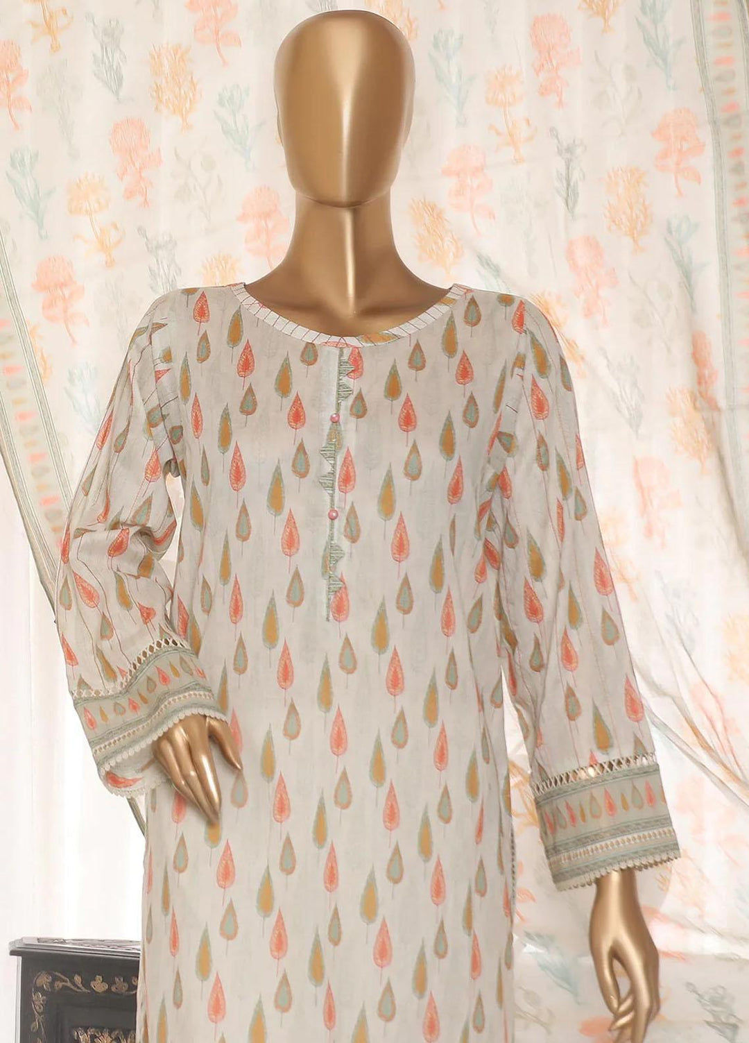 HZ Textiles Printed Lawn Suits Unstitched 3 Piece HZ23PZ PPC-31 - Summer Collection