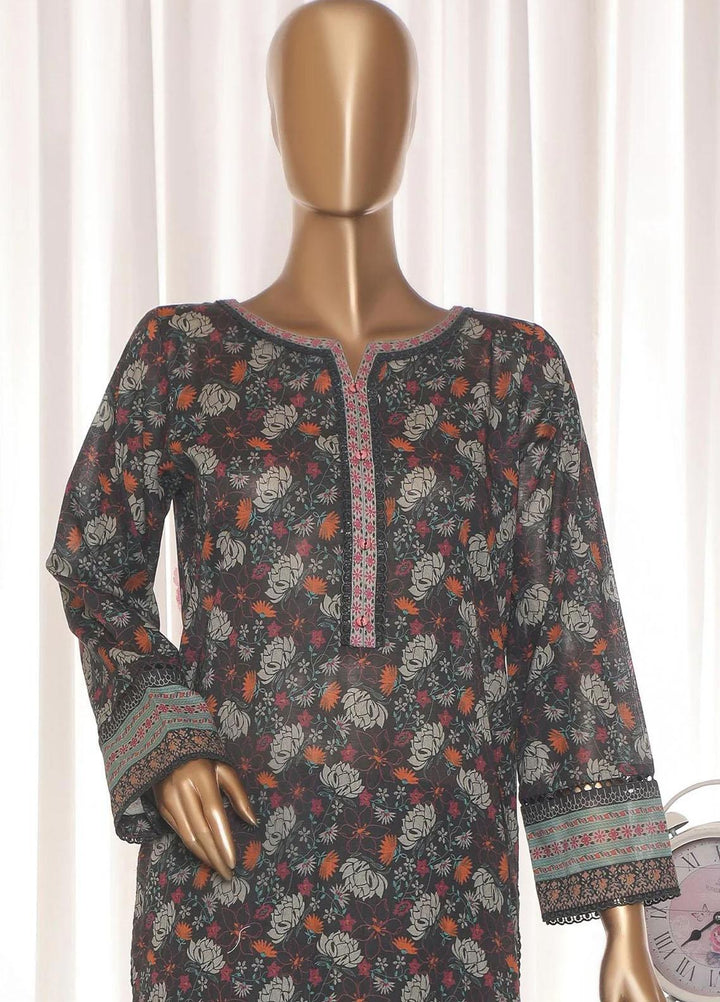 HZ Textiles Printed Lawn Suits Unstitched 3 Piece HZ23PZ PPC-32 - Summer Collection