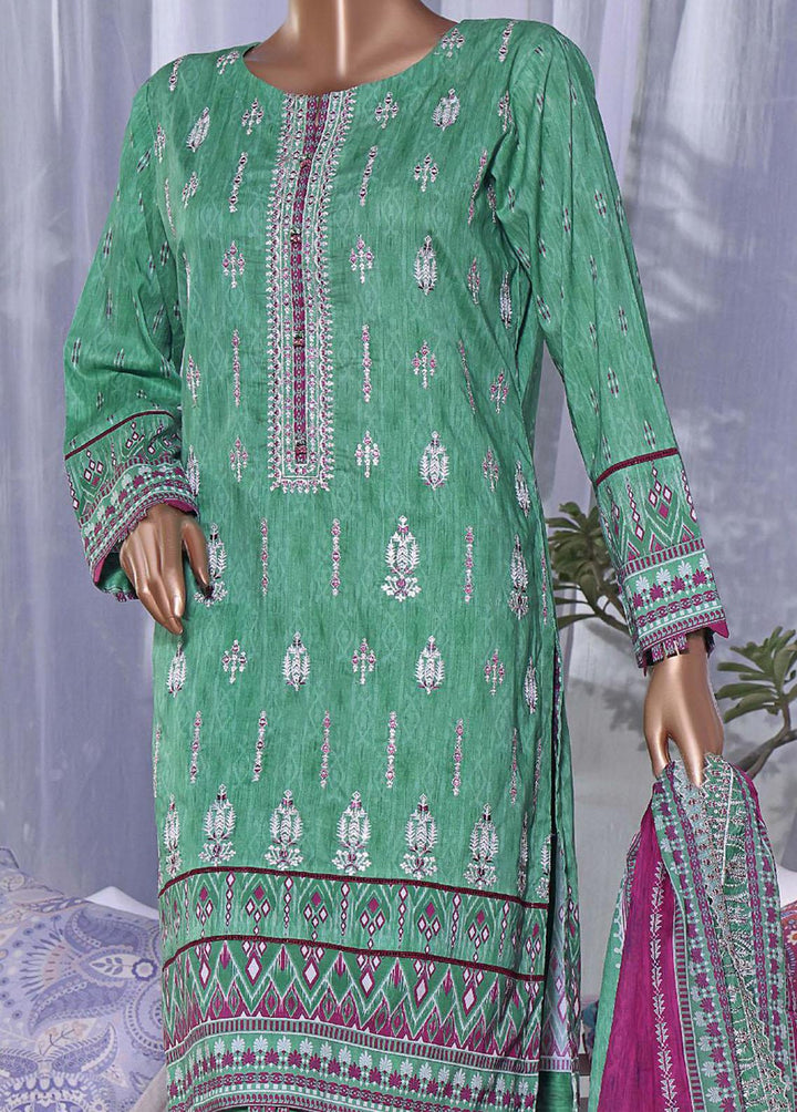 HZ Textiles Embroidered Cambric Suits Unstitched 3 Piece HZ22PC PCE-0418 - Premium Collection