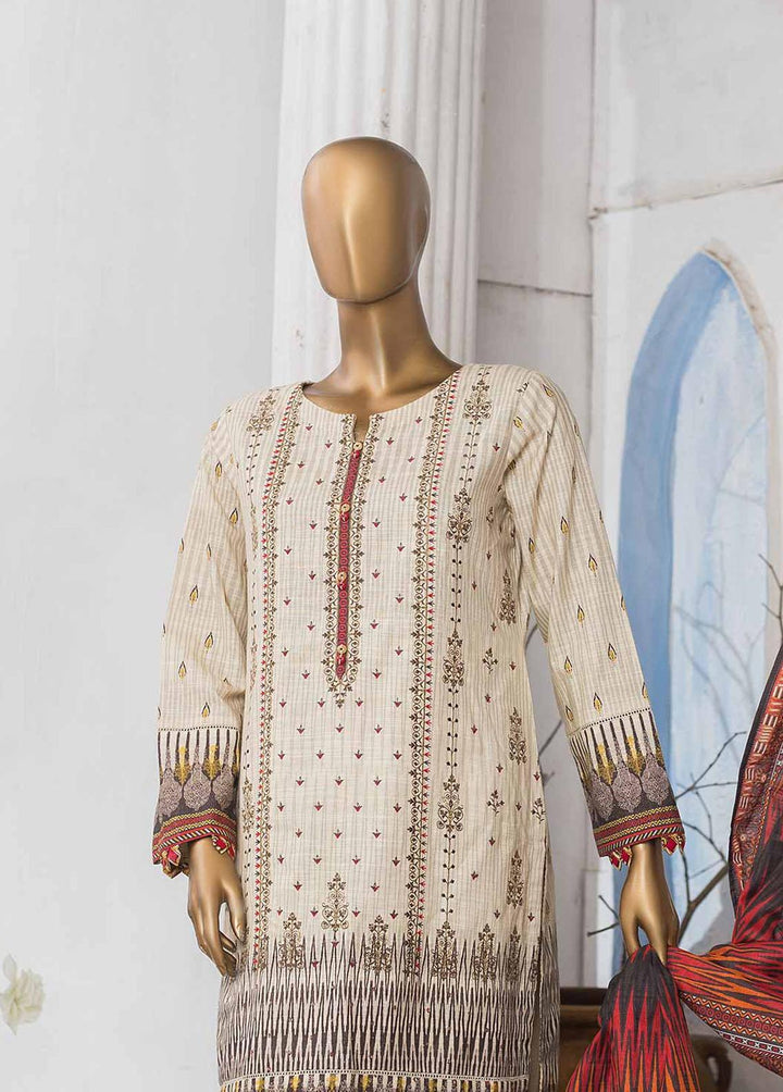 HZ Textiles Embroidered Khaddar Suits Unstitched 3 Piece HZ22PK PKE-2228 - Winter Collection