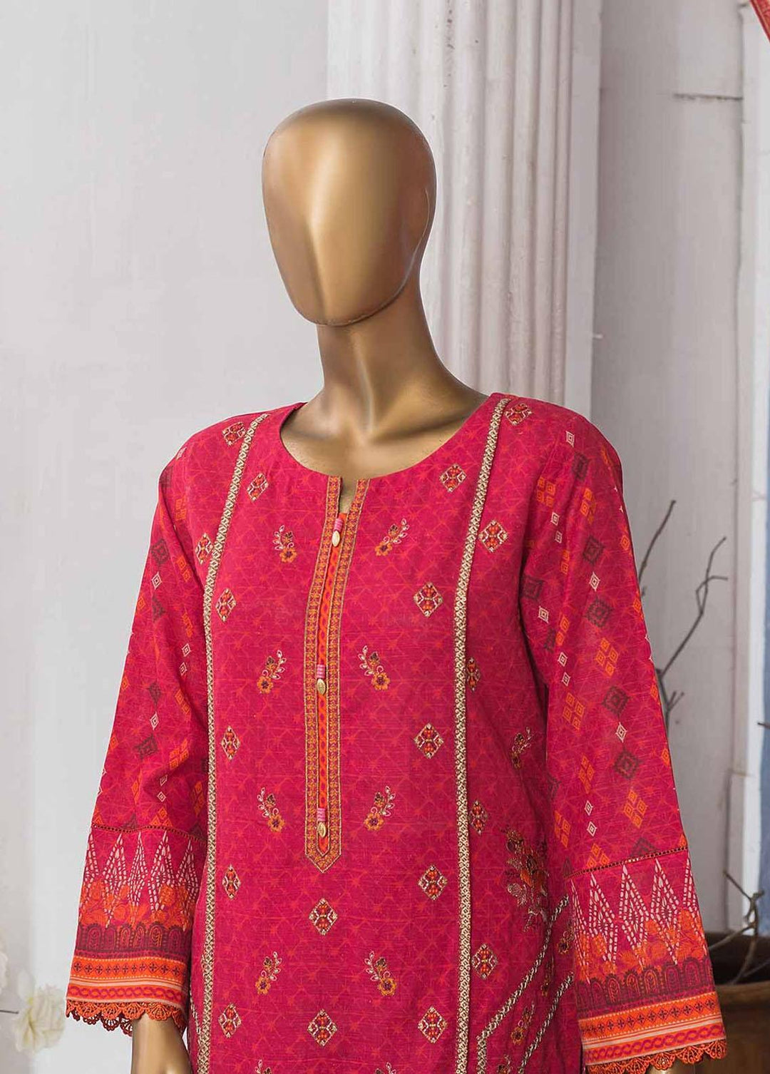 HZ Textiles Embroidered Khaddar Suits Unstitched 3 Piece HZ22PK PKE-2253 - Winter Collection