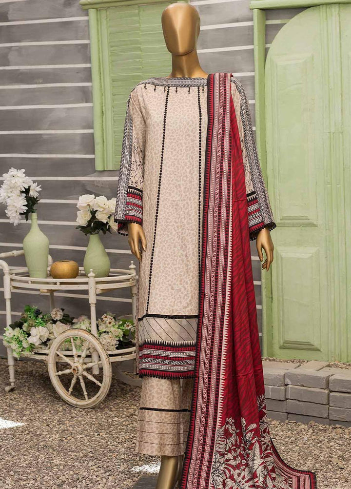 HZ Textiles Printed Viscose Suits Unstitched 3 Piece HZ22WS PSW-02 - Winter Collection