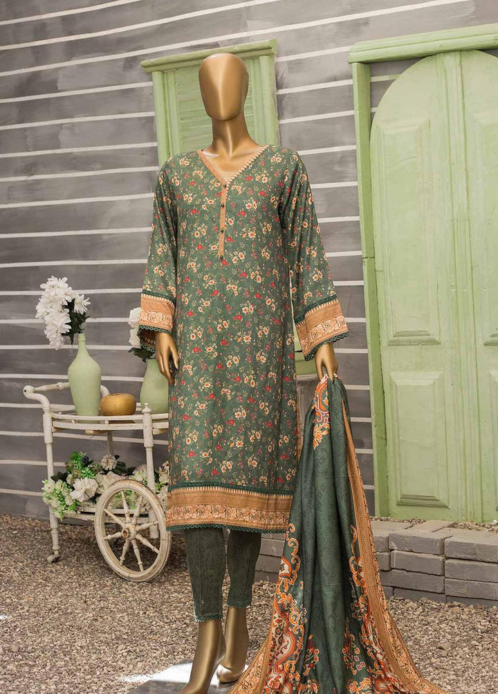 HZ Textiles Printed Viscose Suits Unstitched 3 Piece HZ22WS PSW-05 - Winter Collection