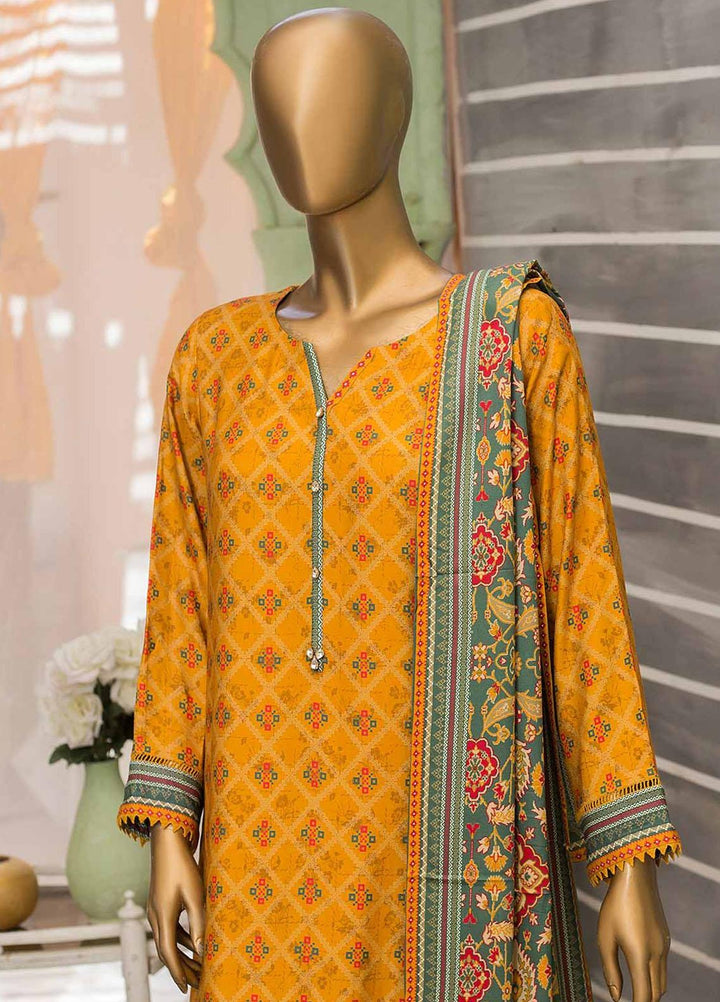 HZ Textiles Printed Viscose Suits Unstitched 3 Piece HZ22WS PSW-10 - Winter Collection