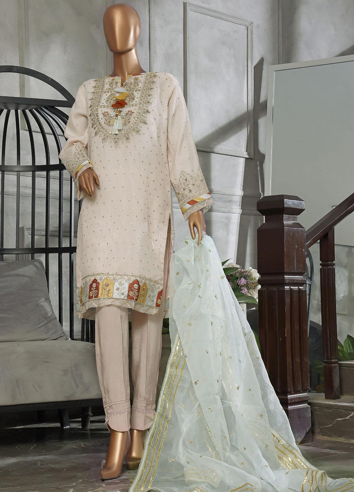 HZ Textiles Luxury Pret Embroidered Organza 2 Piece Suit HZ22PRT HZK 01 A