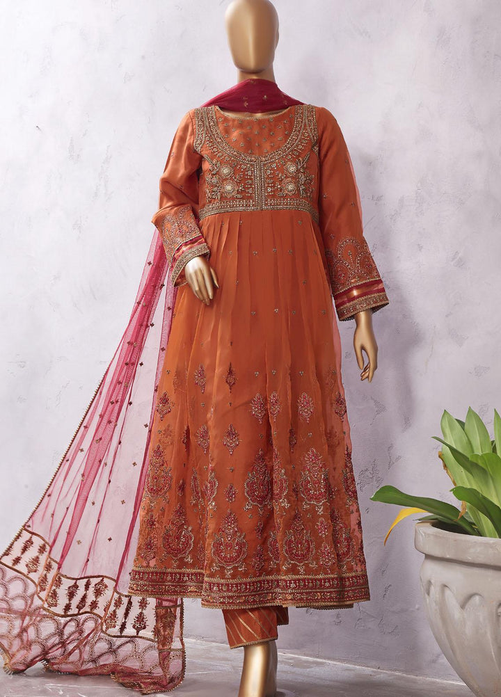 HZ Textiles Luxury Pret Embroidered Organza 2 Piece Suit HZ22PRT HZK 48 A