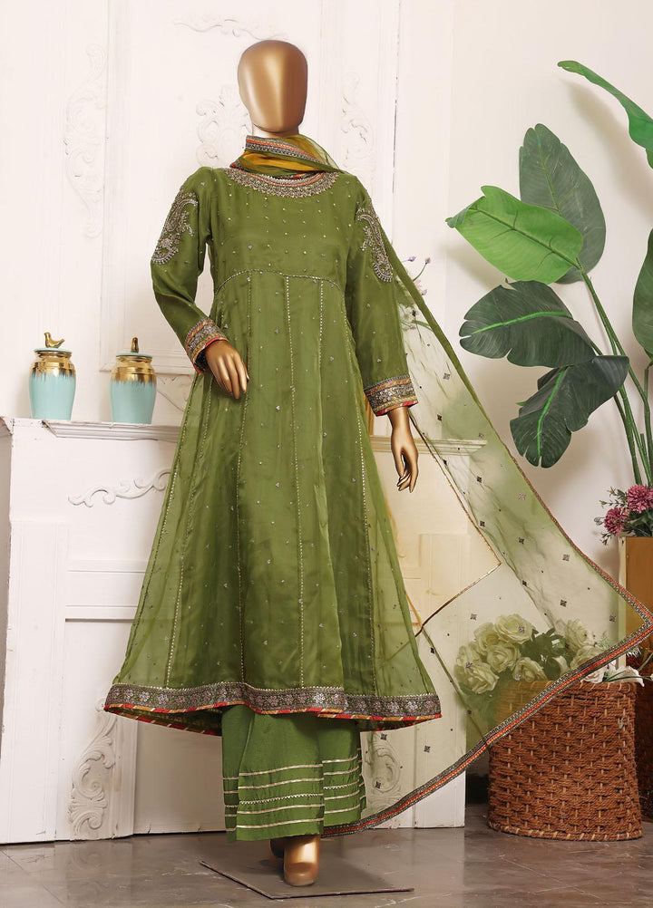 HZ Textiles Luxury Pret Embroidered Organza 2 Piece Suit HZ22PRT HZK 60 A