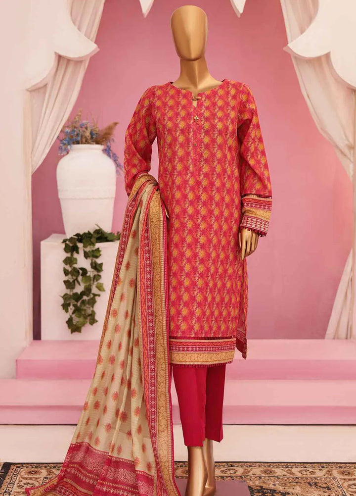 HZ Textiles Pret Printed Lawn 3 Piece Suit PSL-425