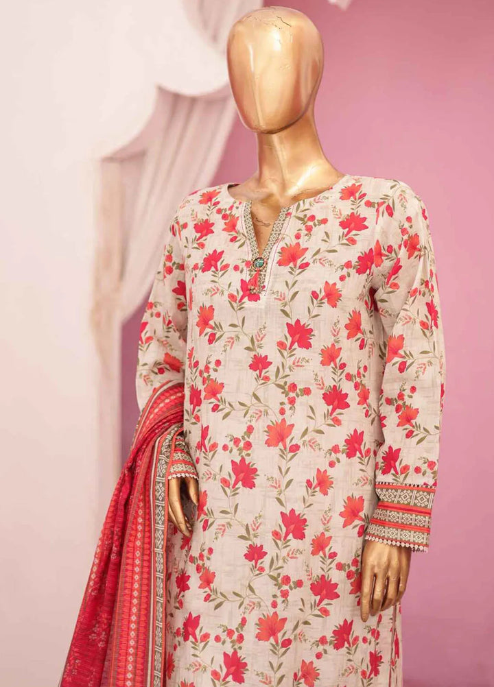 HZ Textiles Pret Printed Lawn 3 Piece Suit PSL-426