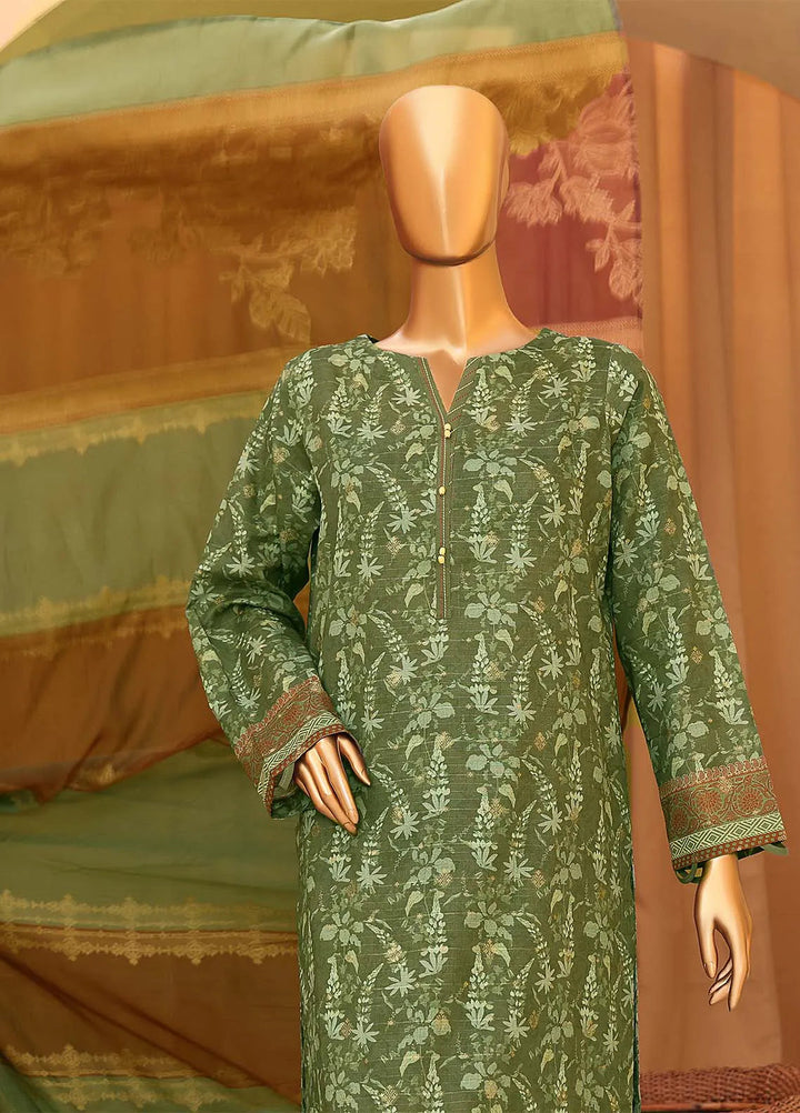 Hz Textiles Printed Cotton Suits Unstitched 3 Piece HZ24TJ TJS-1148 - Fall Collection