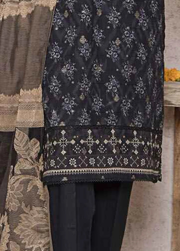 HZ Textiles Printed Jacquard Suits Unstitched 3 Piece HZ25TJ TJS-1206 - Winter Collection