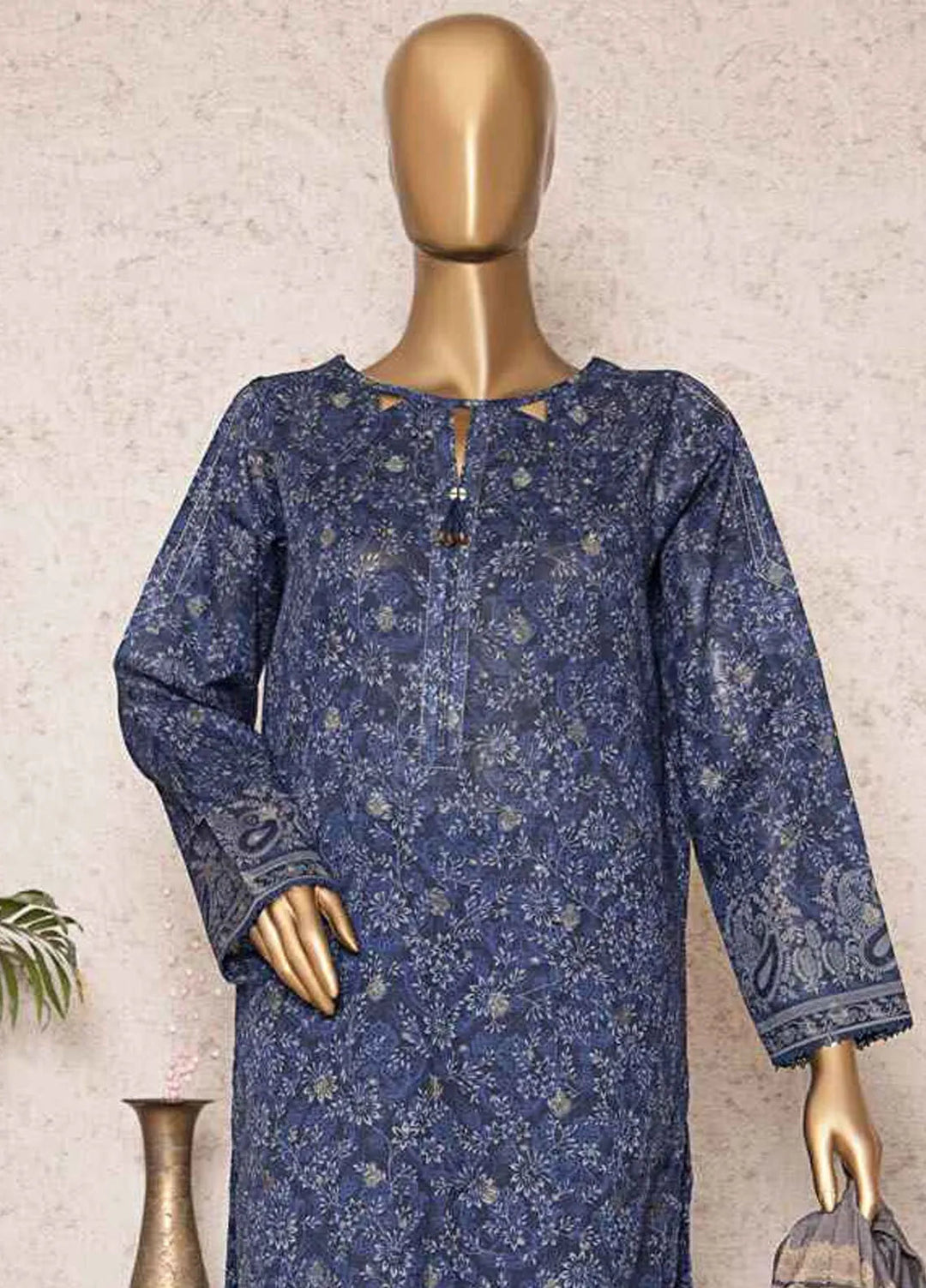 HZ Textiles Printed Jacquard Suits Unstitched 3 Piece HZ25TJ TJS-1207 - Winter Collection
