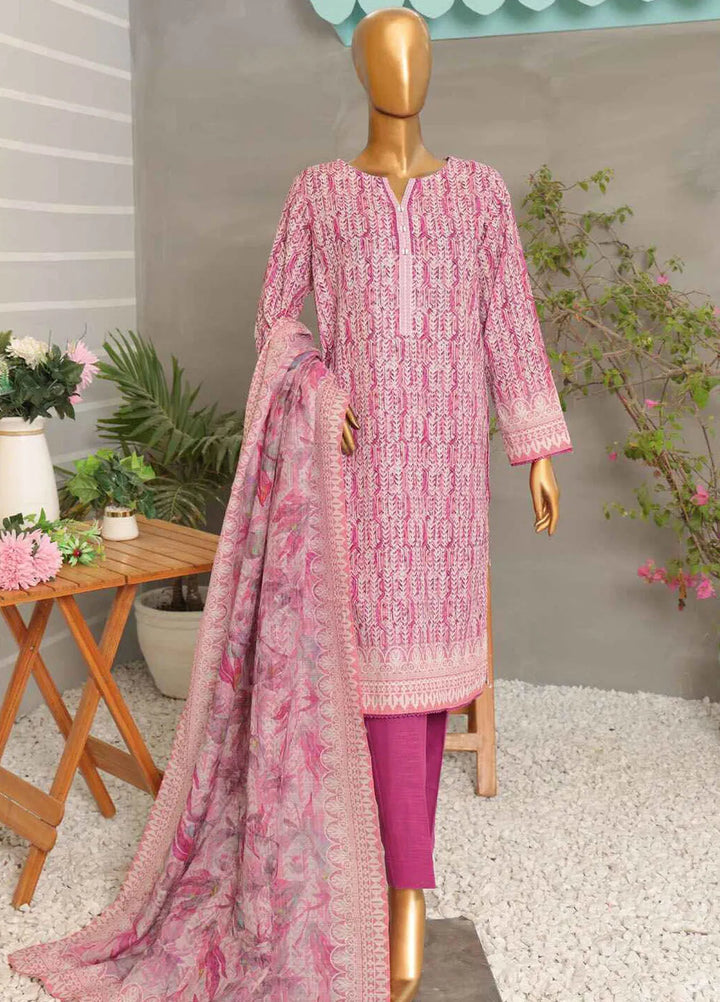 Hz Textiles  Printed Khaddar Suit Unstitched 3 Piece HZ24KW PKP-47 Vol02 - Winter Collection