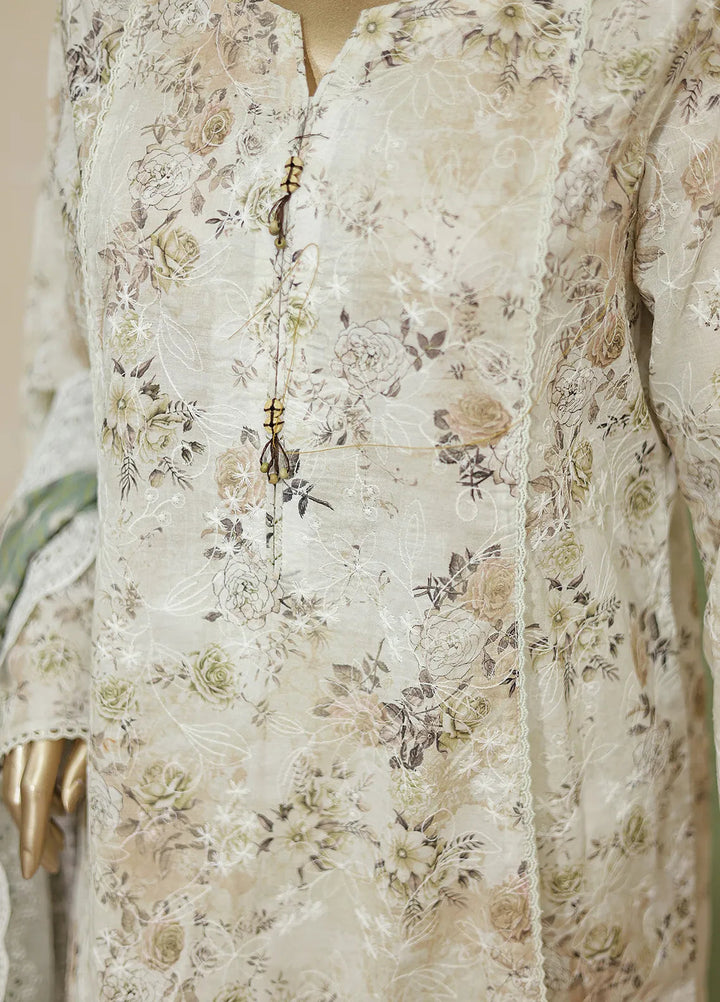 HZ Textiles Printed Lawn Suit Unstitched 3 Piece HZ24D PDE-732 - Summer Collection