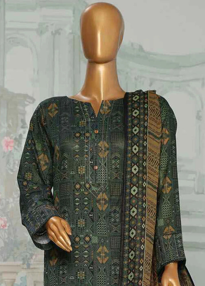 Hz Textiles Printed Lawn Suit Unstitched 3 Piece HZ24PA PCC-231-A - Summer Collection