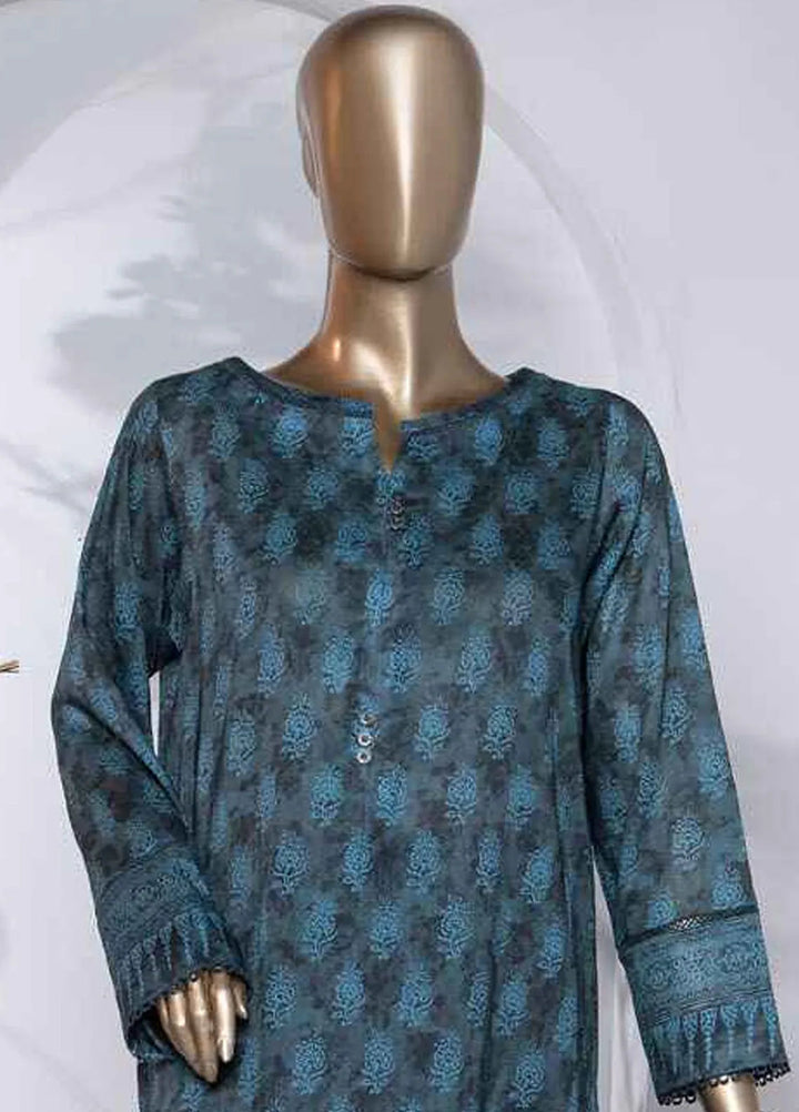 Hz Textiles Printed Lawn Suit Unstitched 3 Piece HZ24PL PPC-203 - Summer Collection