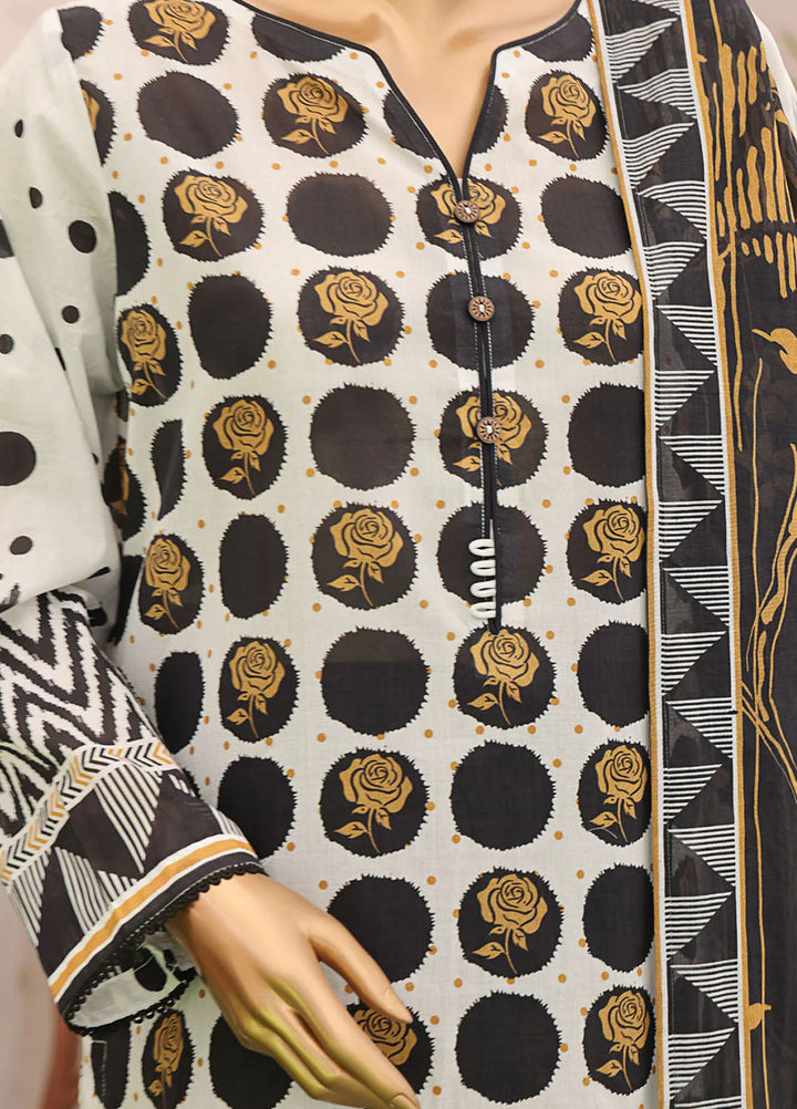 HZ Textiles Printed Lawn Suits Unstitched 3 Piece HZ25MP MPC-587 - Summer Collection