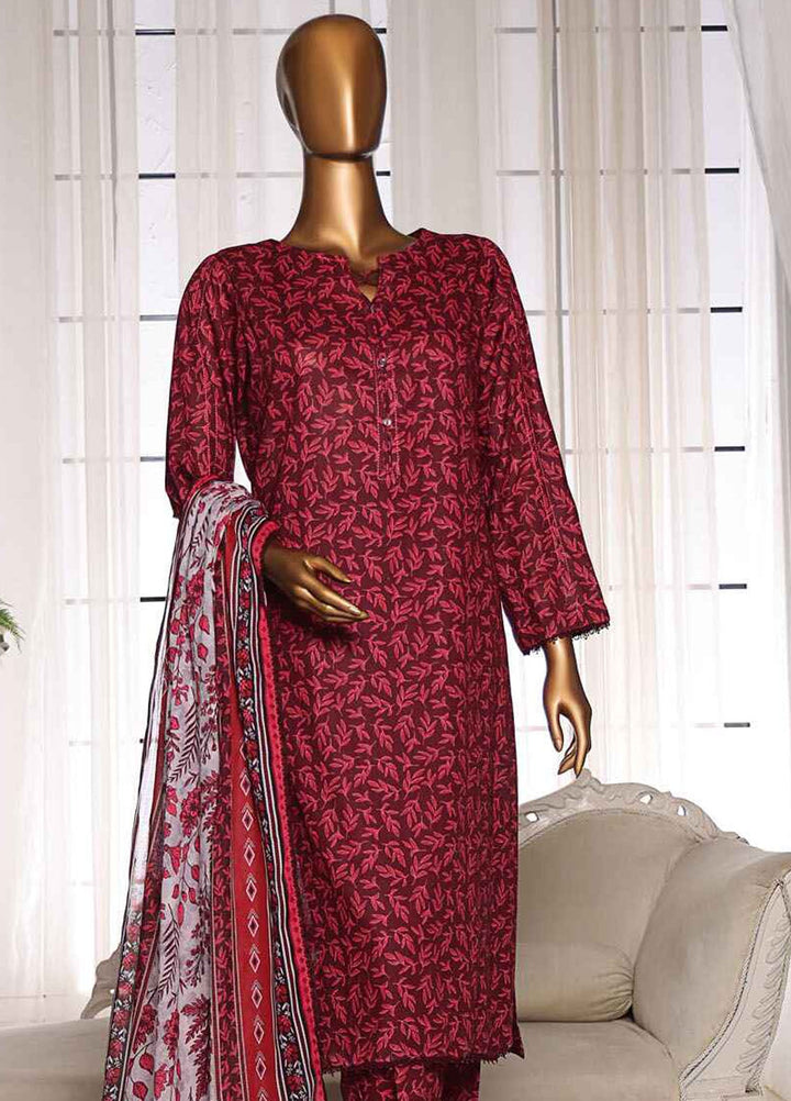 HZ Textiles Printed Lawn Suits Unstitched 3 Piece HZ25OL OC-06 - Summer Collection
