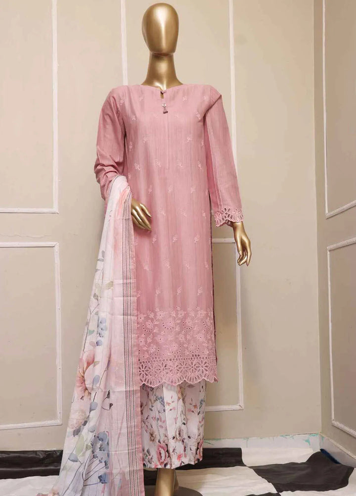 Hz Textiles Printed Lawn Suits Unstitched 3 Piece HZ25PL OPK-17 - Summer Collection