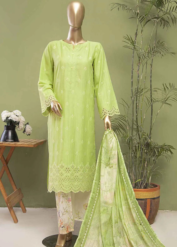 Hz Textiles Printed Lawn Suits Unstitched 3 Piece HZ25PL OPK-19 - Summer Collection