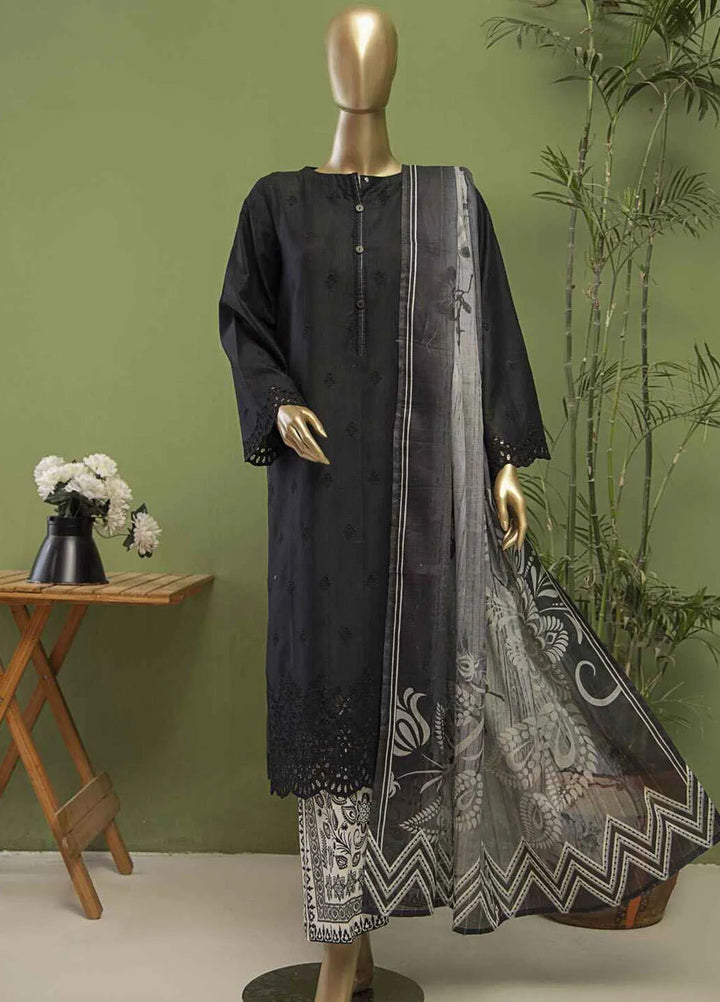 Hz Textiles Printed Lawn Suits Unstitched 3 Piece HZ25PL OPK-22 - Summer Collection