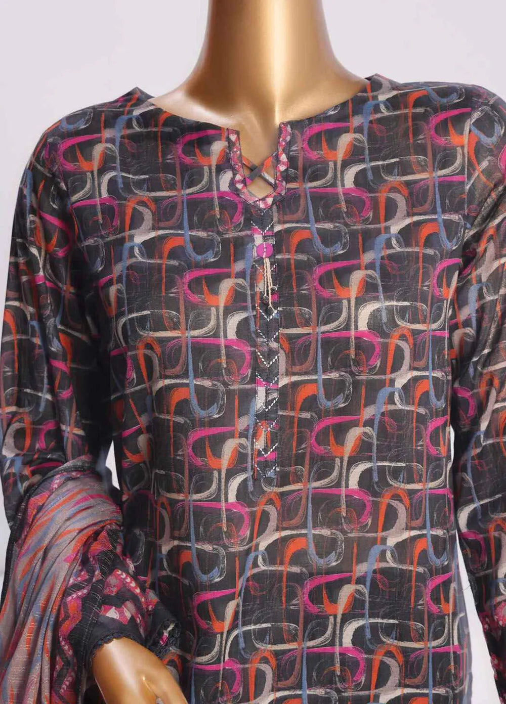 HZ Textiles Printed Lawn Suits Unstitched 3 Piece HZ25PL PPC-170 - Summer Collection