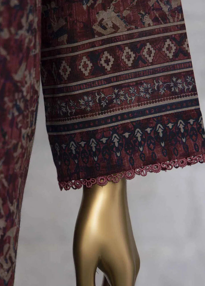 Hz Textiles Printed Lawn Suits Unstitched 3 Piece HZ25PS PPC-205 - Summer Collection