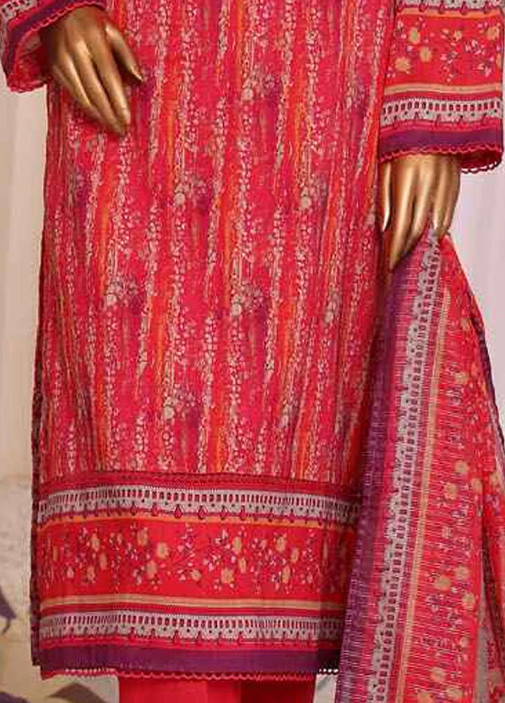 HZ Textiles Printed Lawn Suits Unstitched 3 Piece HZ25PVL3 PPC-189 - Summer Collection