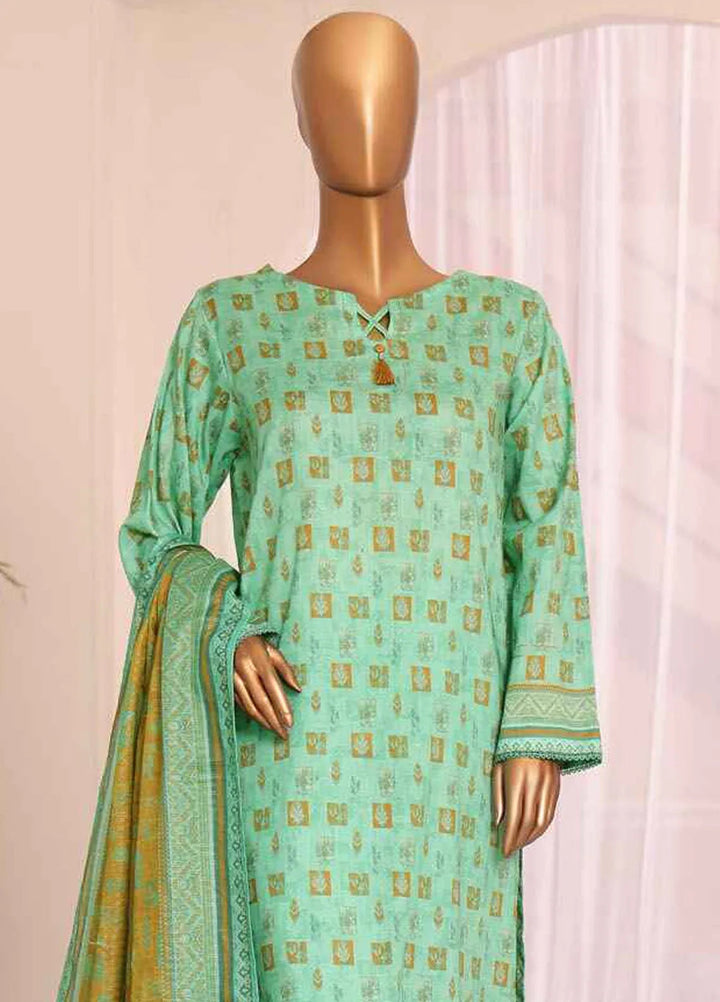 HZ Textiles Printed Lawn Suits Unstitched 3 Piece HZ25PVL3 PPC-190 - Summer Collection