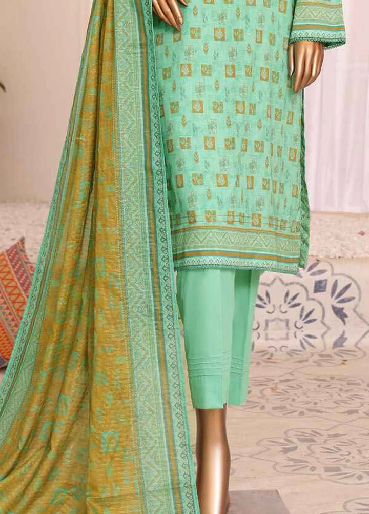 HZ Textiles Printed Lawn Suits Unstitched 3 Piece HZ25PVL3 PPC-190 - Summer Collection