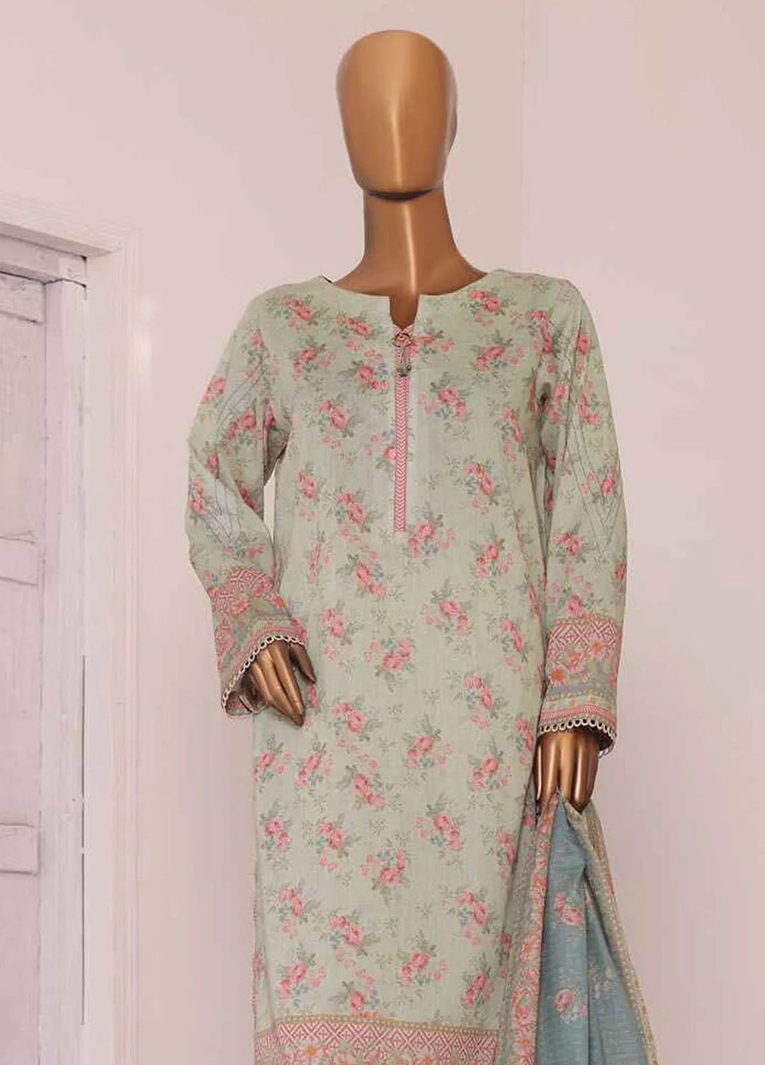 HZ Textiles Printed Lawn Suits Unstitched 3 Piece HZ25PVL3 PPC-193 - Summer Collection
