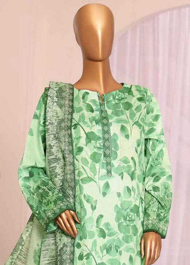 HZ Textiles Printed Lawn Suits Unstitched 3 Piece HZ25PVL3 PPC-194 - Summer Collection