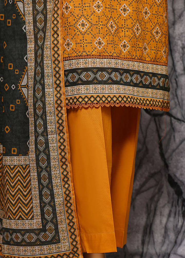 Hz Textiles Printed Lawn Suits Unstitched 3 Piece PPC-606 - Summer Collection