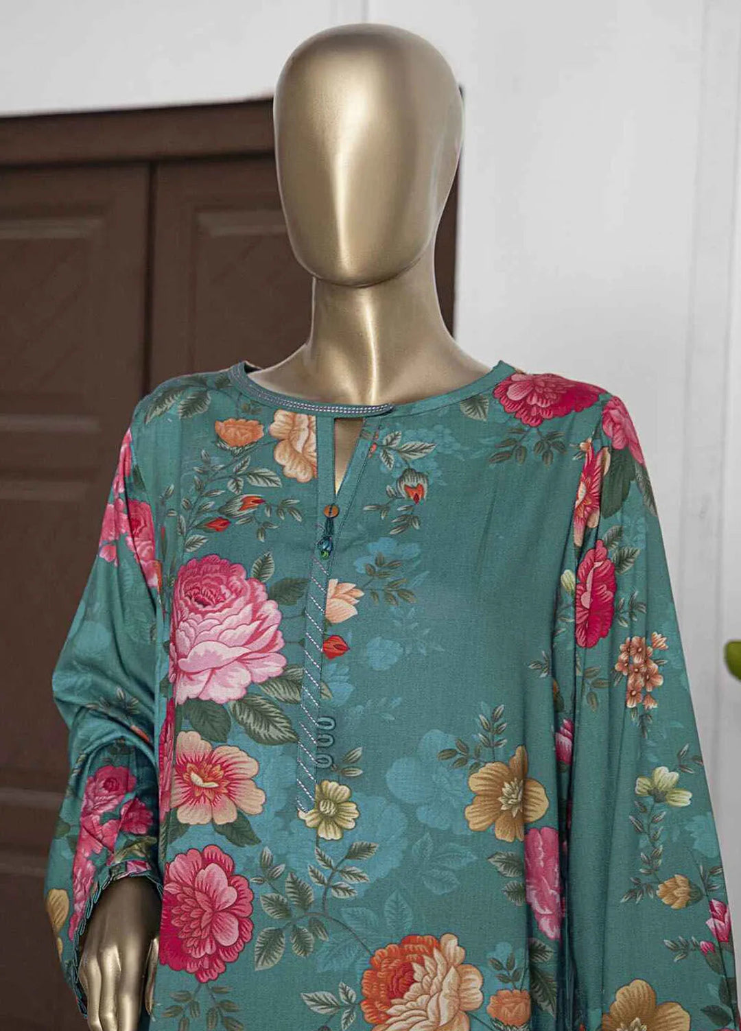 Hz Textiles Printed Linen Suits Unstitched 3 Piece HZ24LW LWP-1131 - Winter Collection