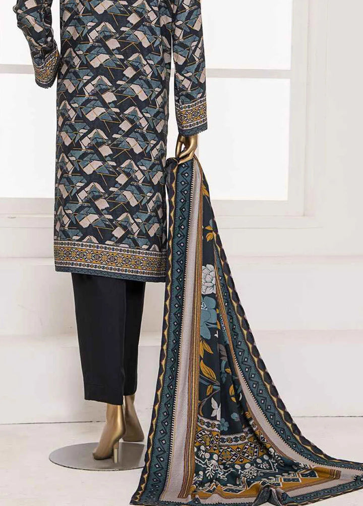 HZ Textiles Printed Linen Suits Unstitched 3 Piece HZ24SC LWS-1154 - Winter Collection