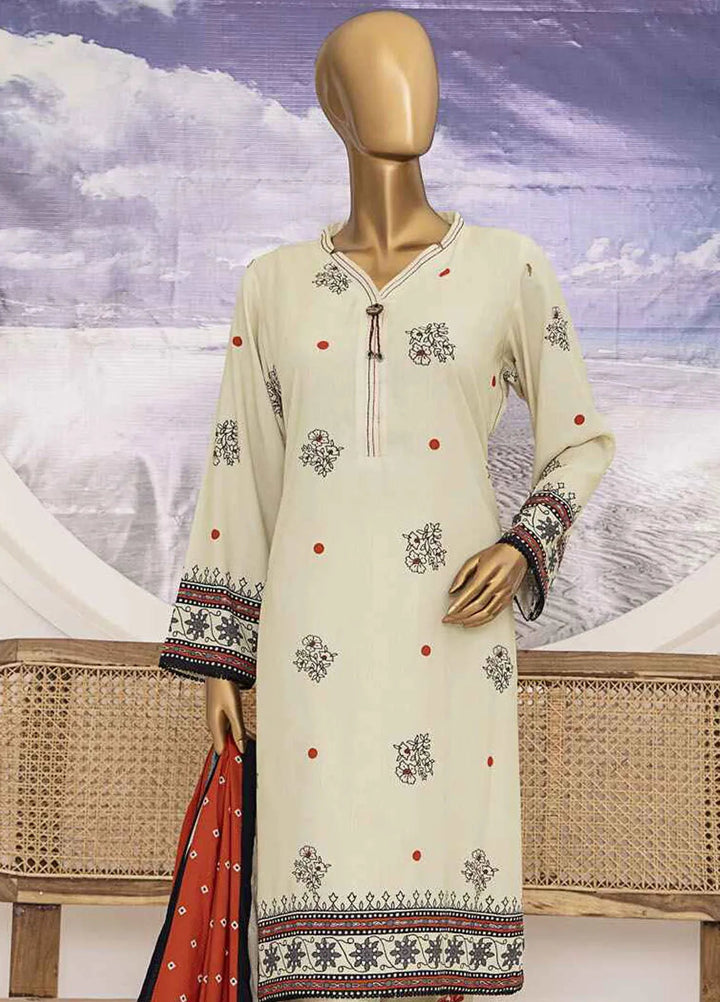 HZ Textiles Printed Linen Suits Unstitched 3 Piece HZ24SC LWS-1162 - Winter Collection